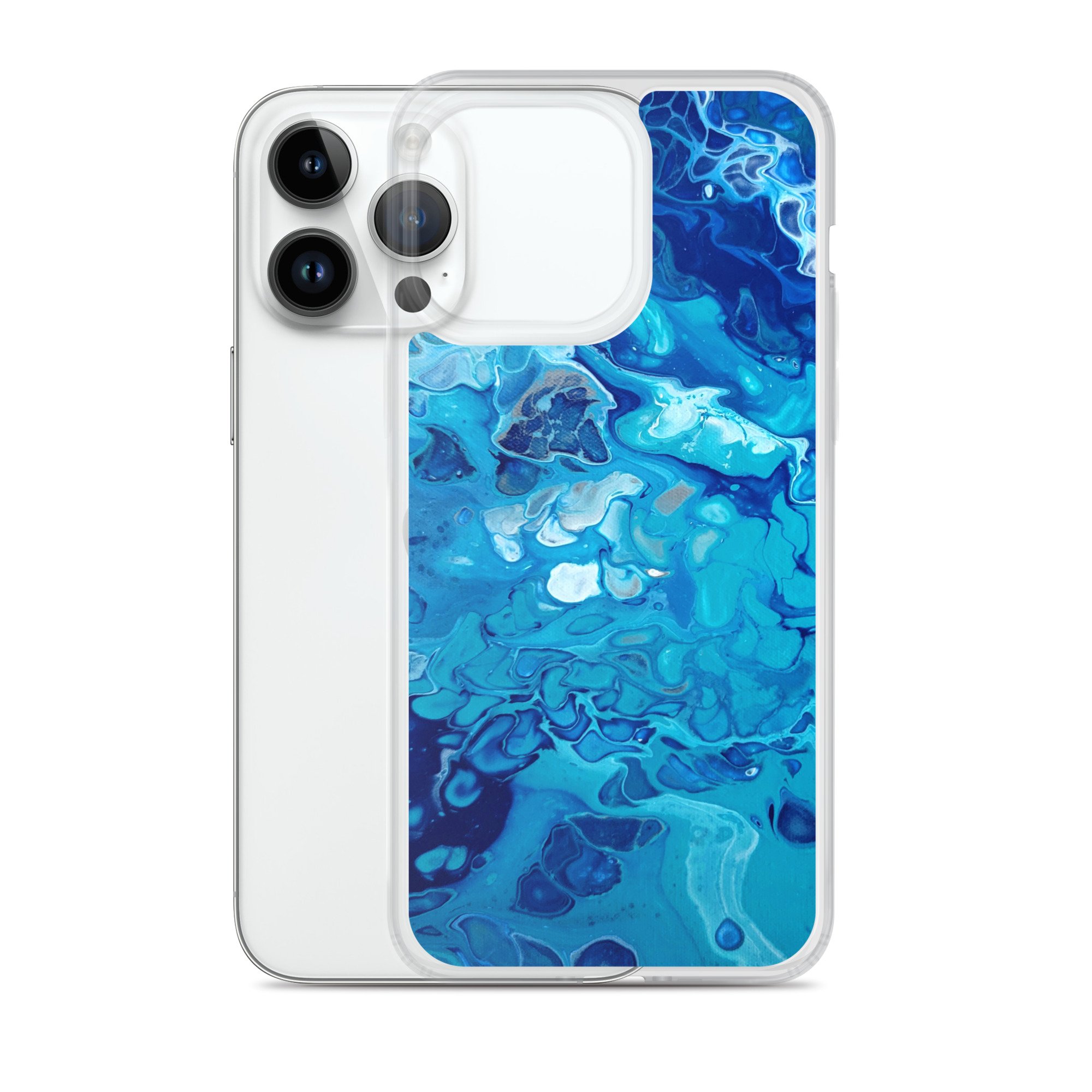Clear Case for iPhone® - Currents of Clarity - Liminal Layers