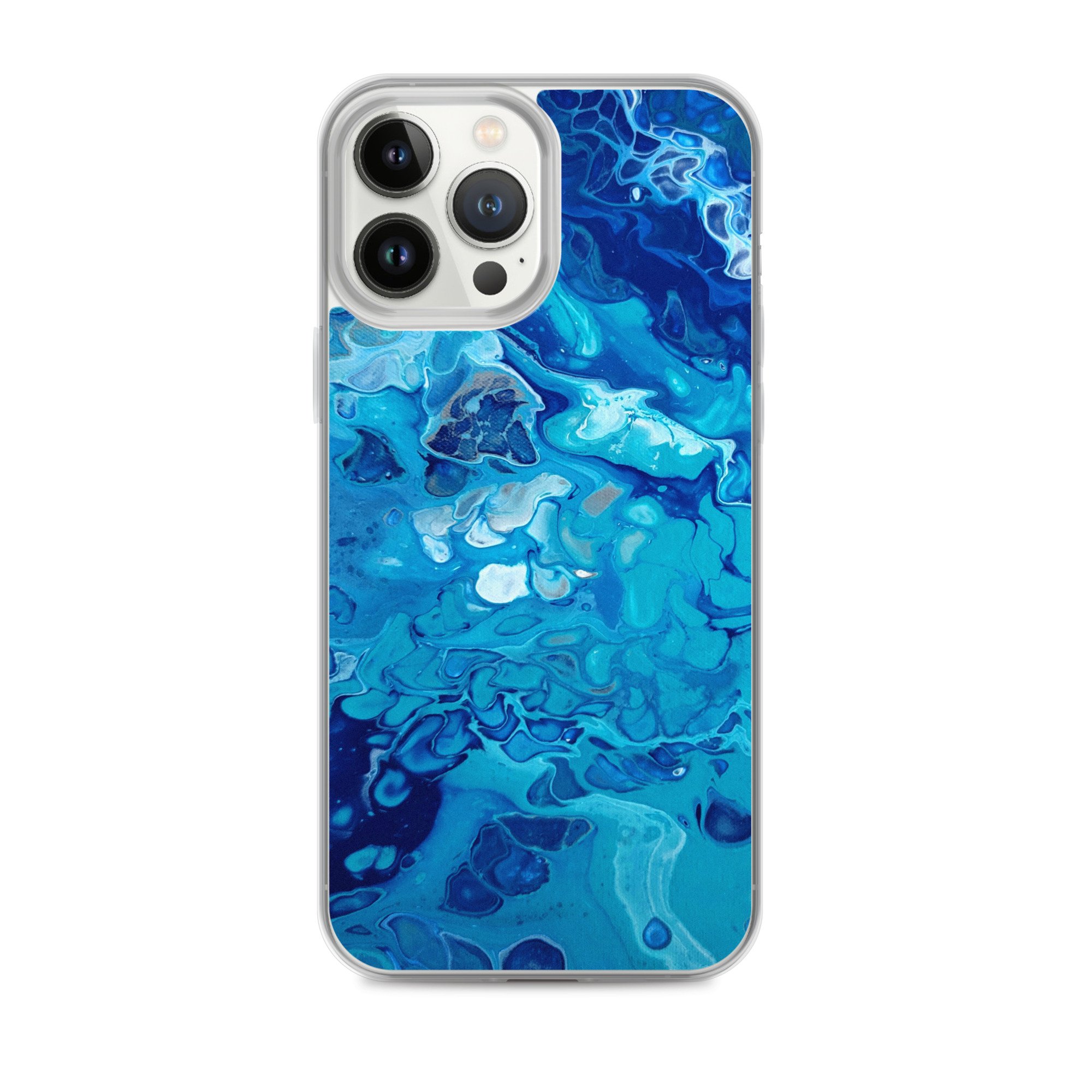 Clear Case for iPhone® - Currents of Clarity - Liminal Layers