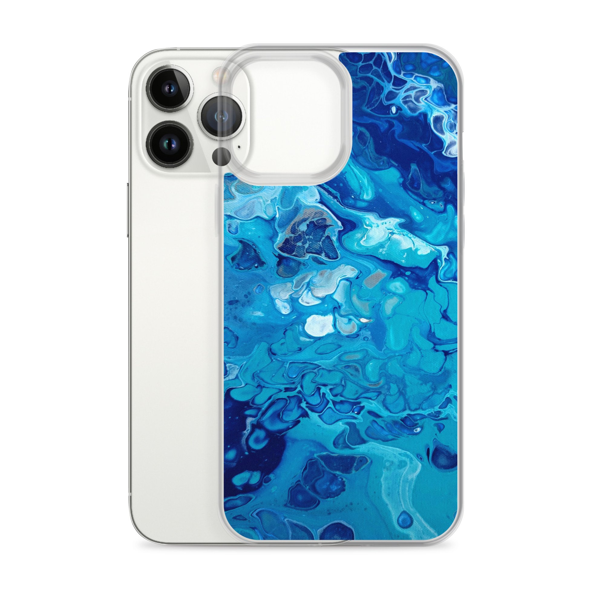 Clear Case for iPhone® - Currents of Clarity - Liminal Layers