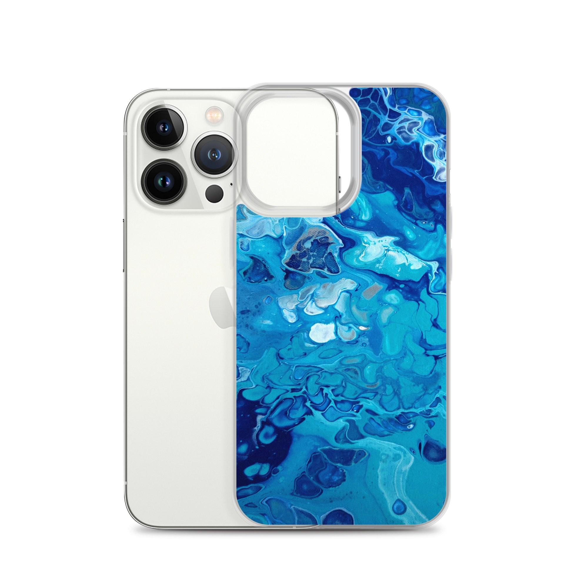 Clear Case for iPhone® - Currents of Clarity - Liminal Layers