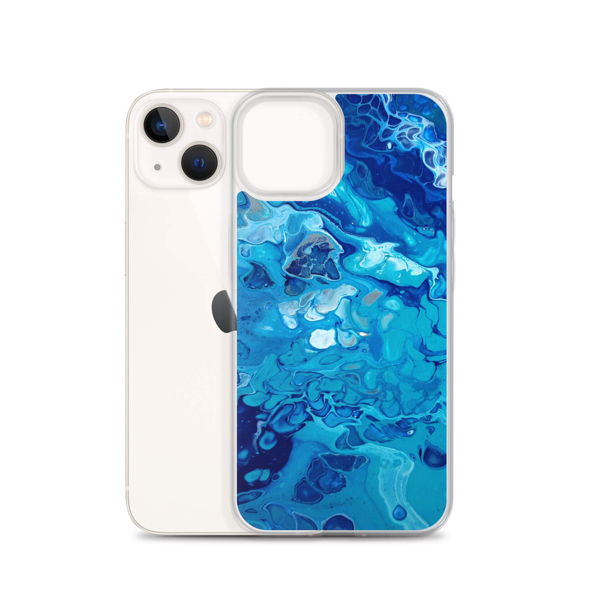 Clear Case for iPhone® - Currents of Clarity - Liminal Layers