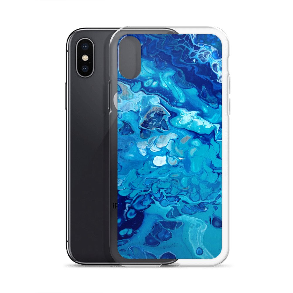 Clear Case for iPhone® - Currents of Clarity - Liminal Layers
