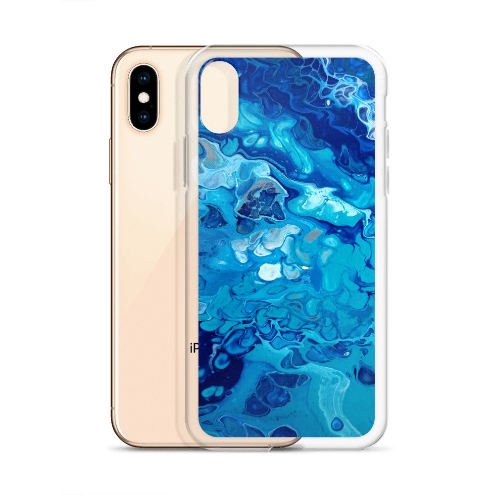 Clear Case for iPhone® - Currents of Clarity - Liminal Layers