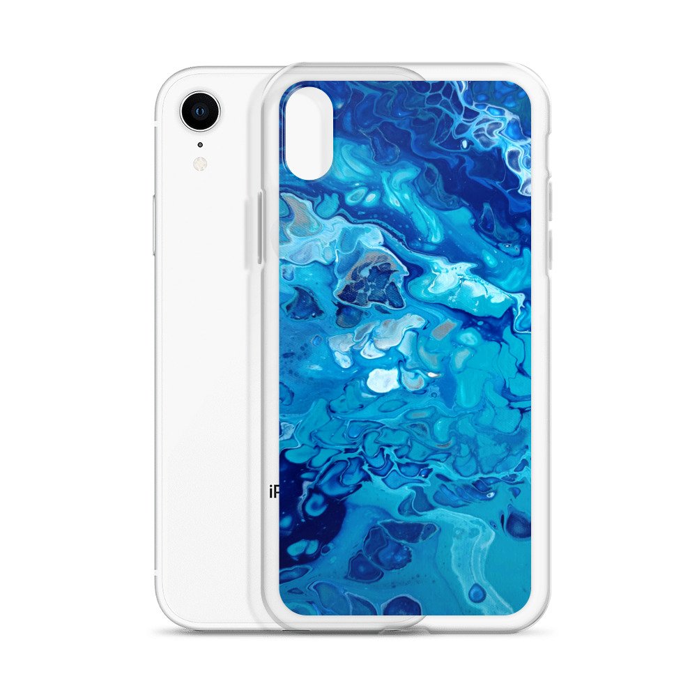 Clear Case for iPhone® - Currents of Clarity - Liminal Layers
