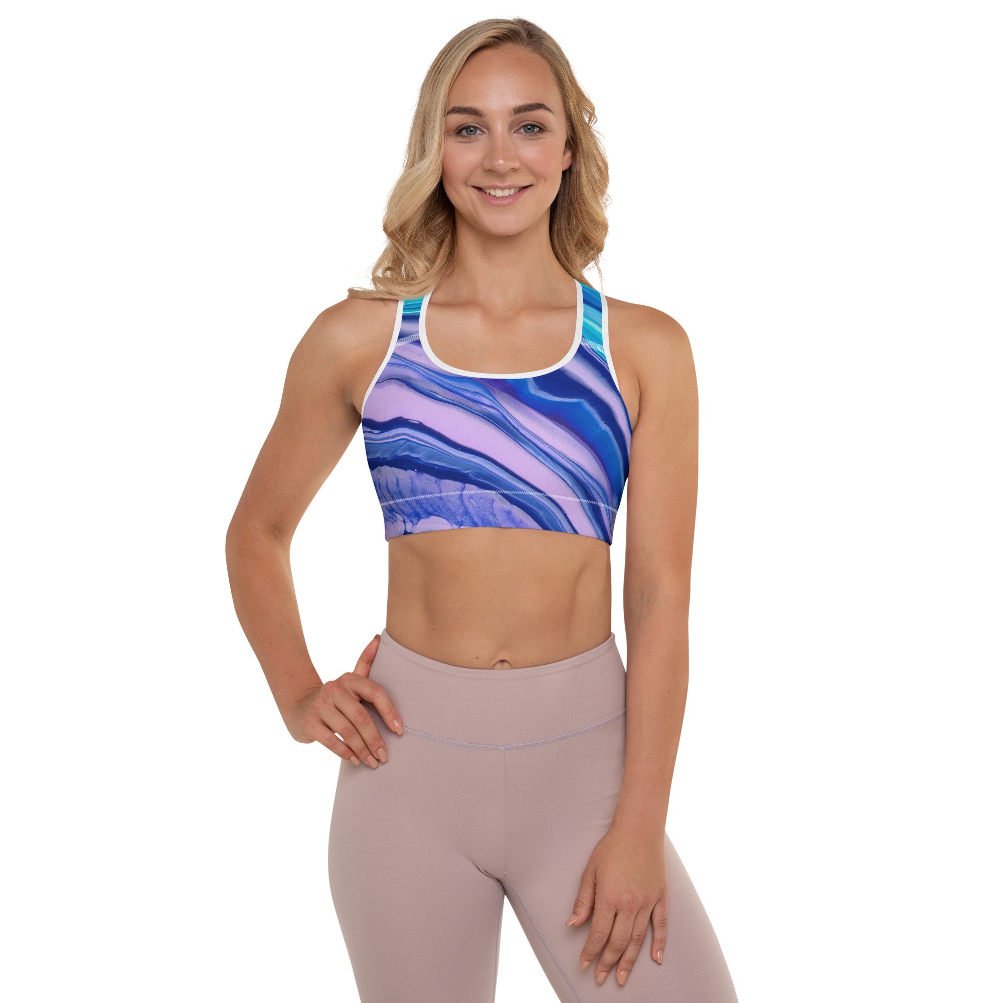 Padded Sports Bra - "Beneath" - Women's Size XS to 3XL - Liminal Layers