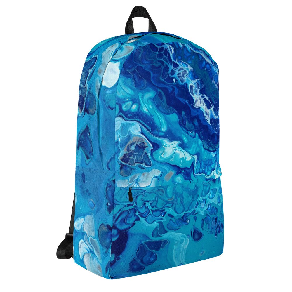 Backpack - Currents of Clarity - Fits 15" Laptop - Water-Resistant Bag - Liminal Layers