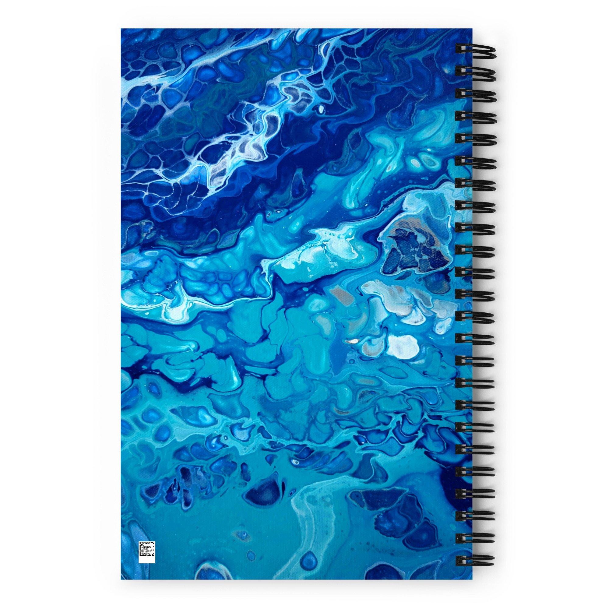 Spiral Notebook - Currents of Clarity - Dotted Page Journal - Liminal Layers