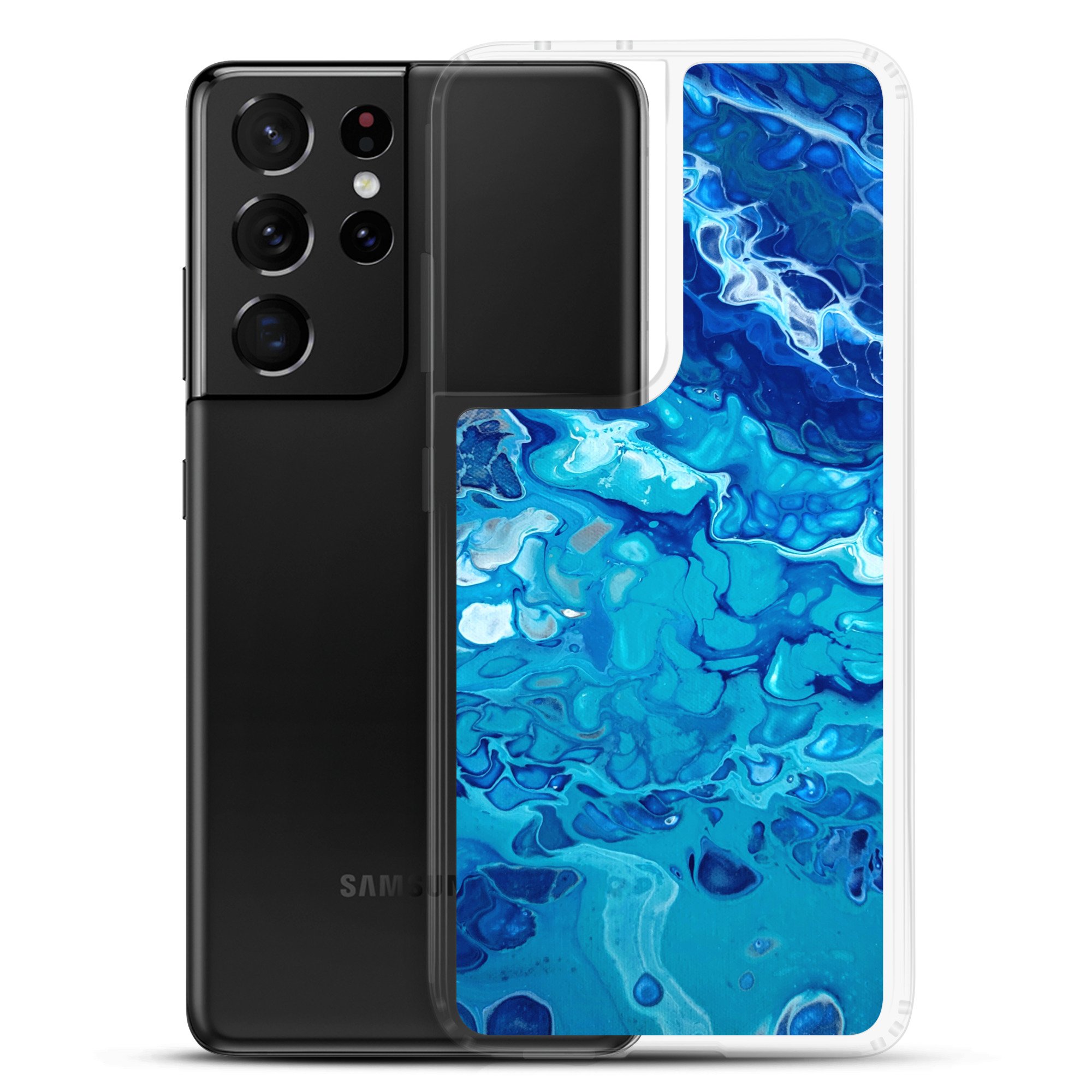 Clear Case for Samsung® - Currents of Clarity - Liminal Layers