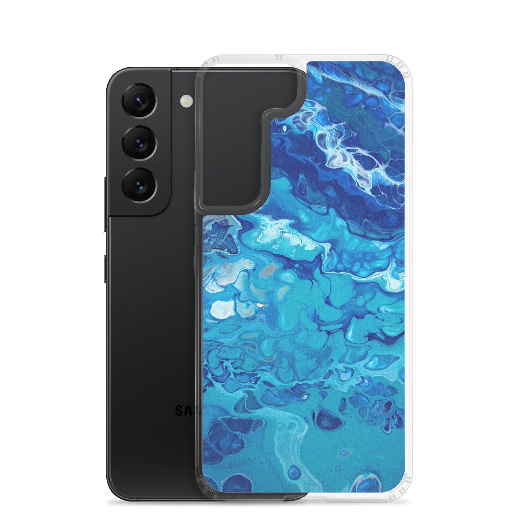 Clear Case for Samsung® - Currents of Clarity - Liminal Layers