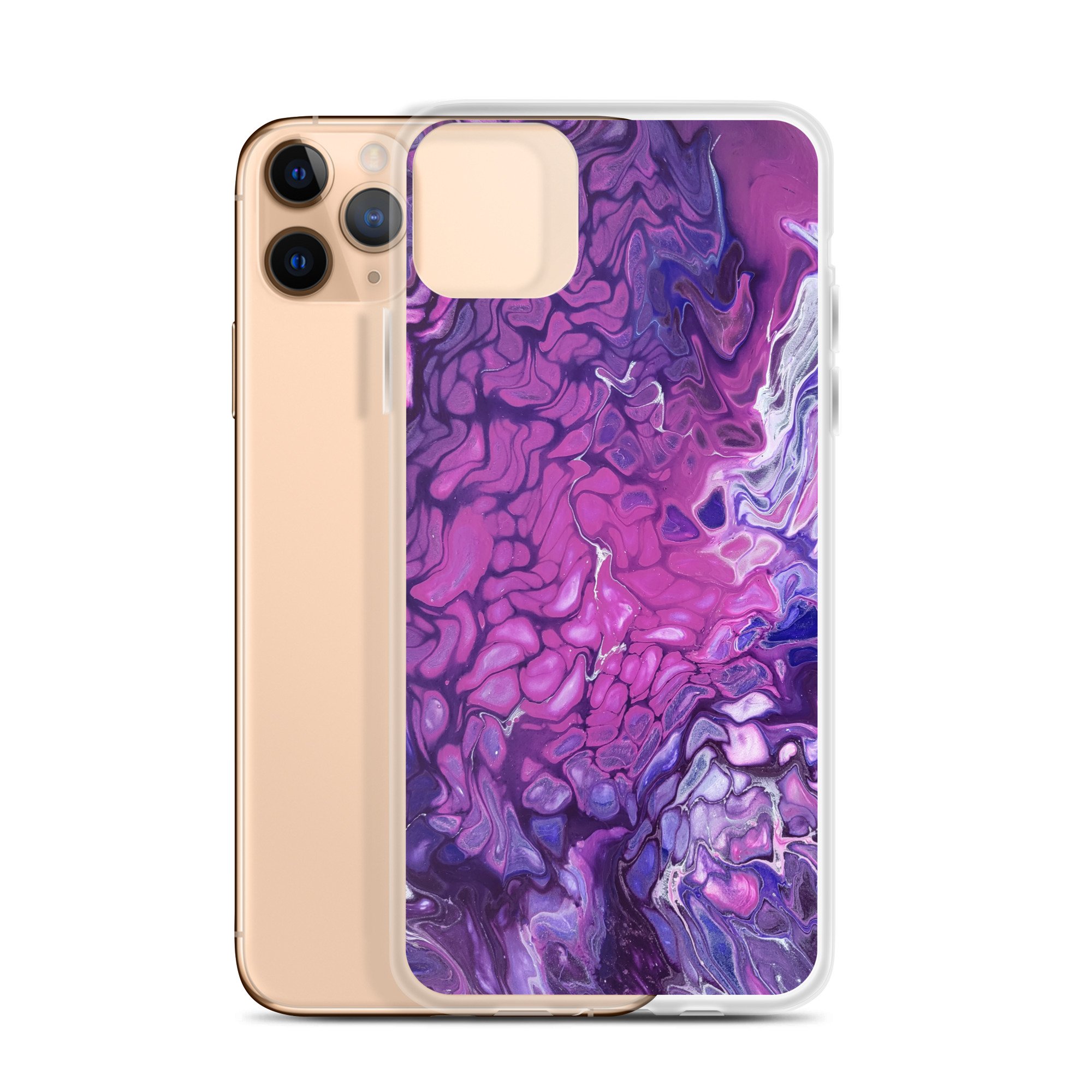 Clear Case for iPhone® - Purple's Paradise - Liminal Layers