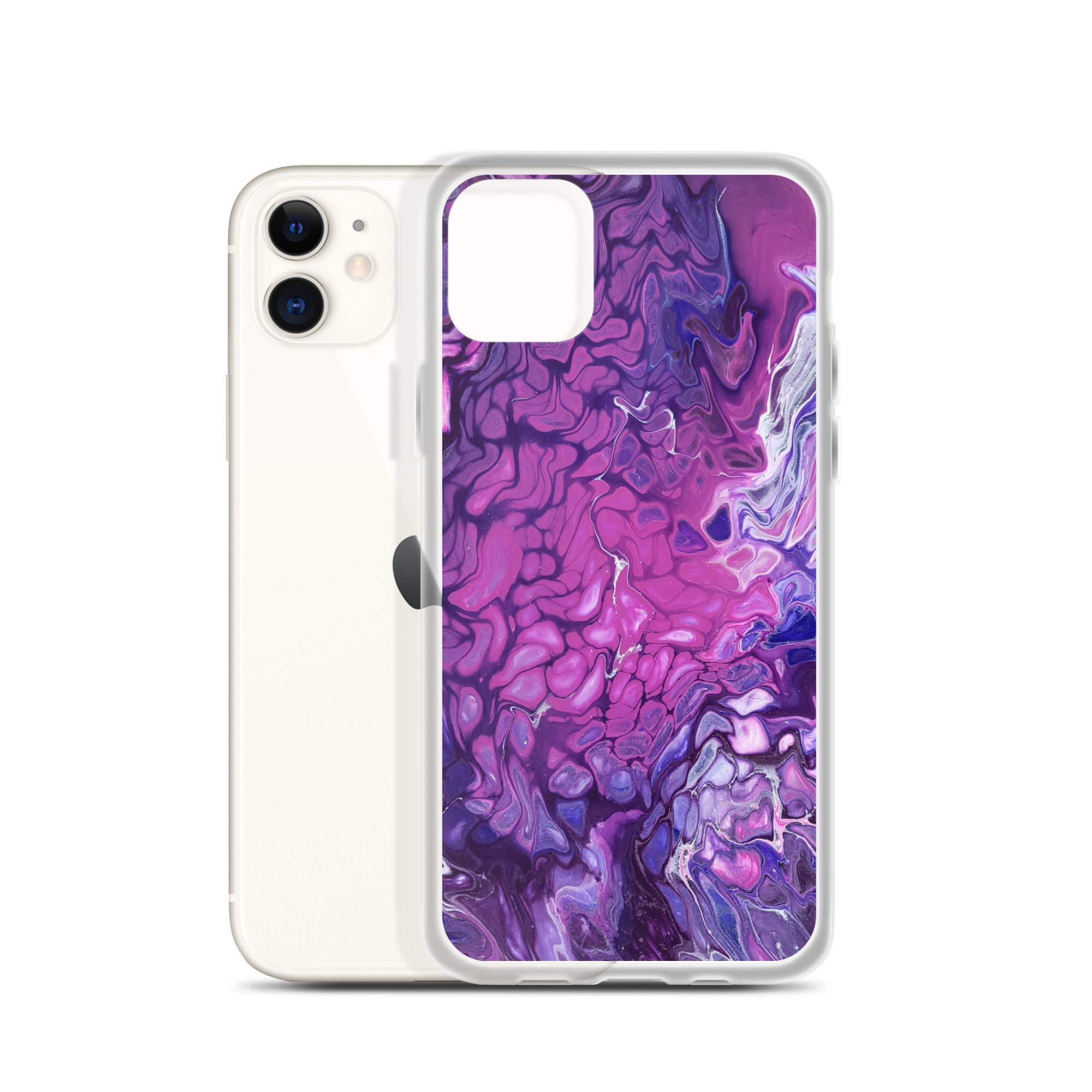 Clear Case for iPhone® - Purple's Paradise - Liminal Layers