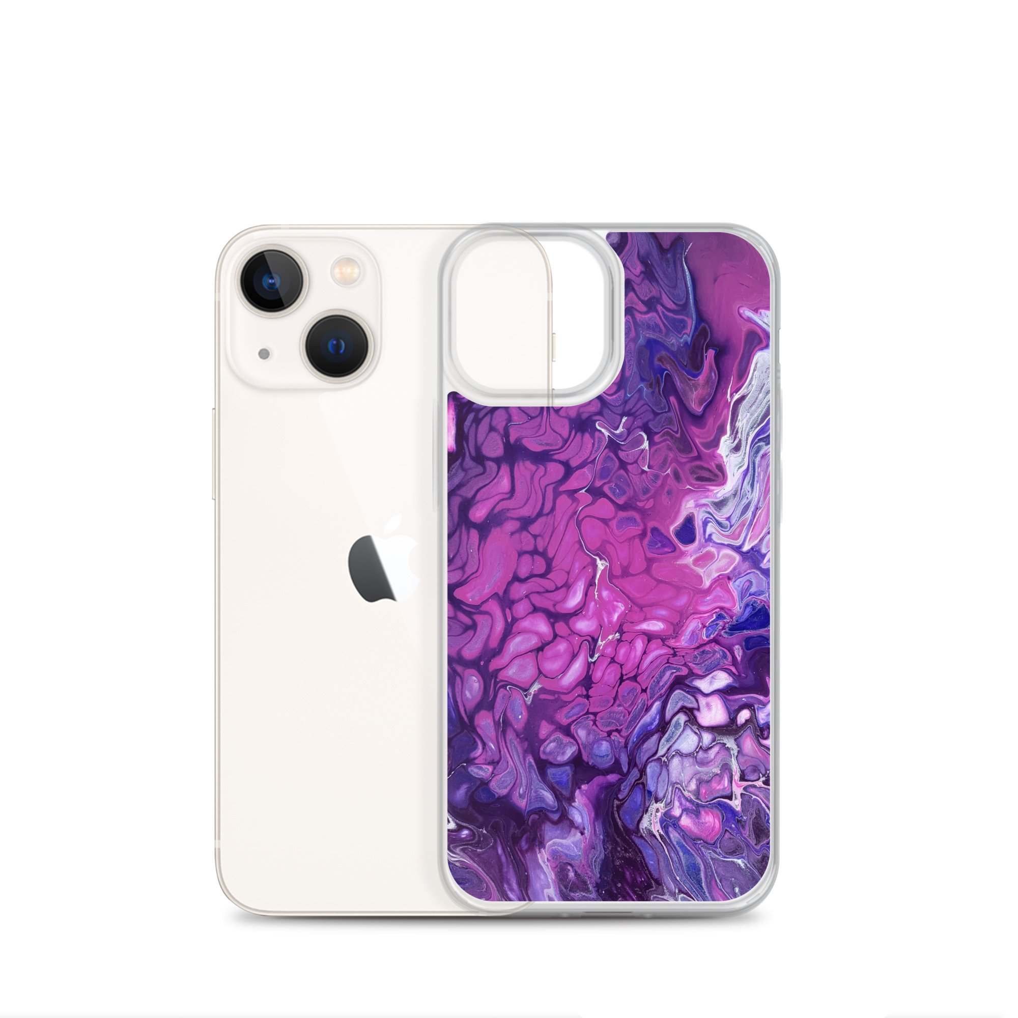 Clear Case for iPhone® - Purple's Paradise - Liminal Layers