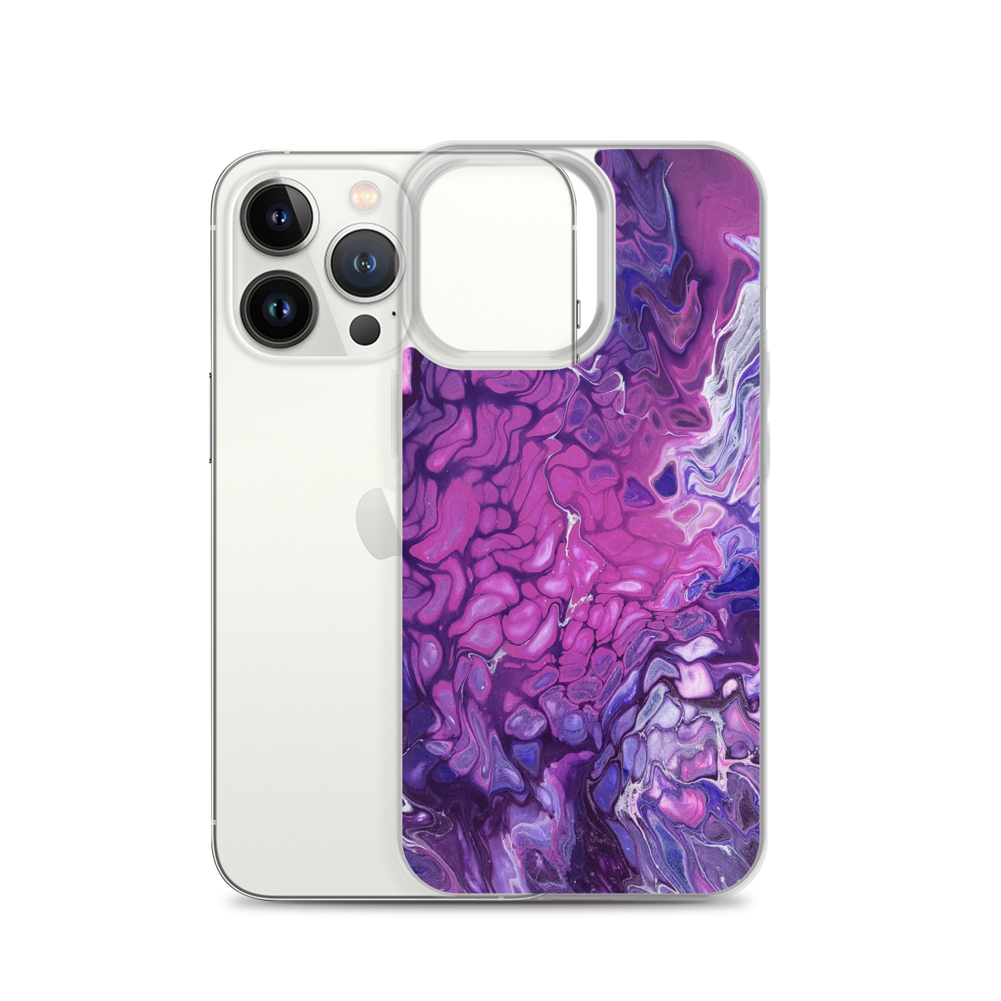 Clear Case for iPhone® - Purple's Paradise - Liminal Layers