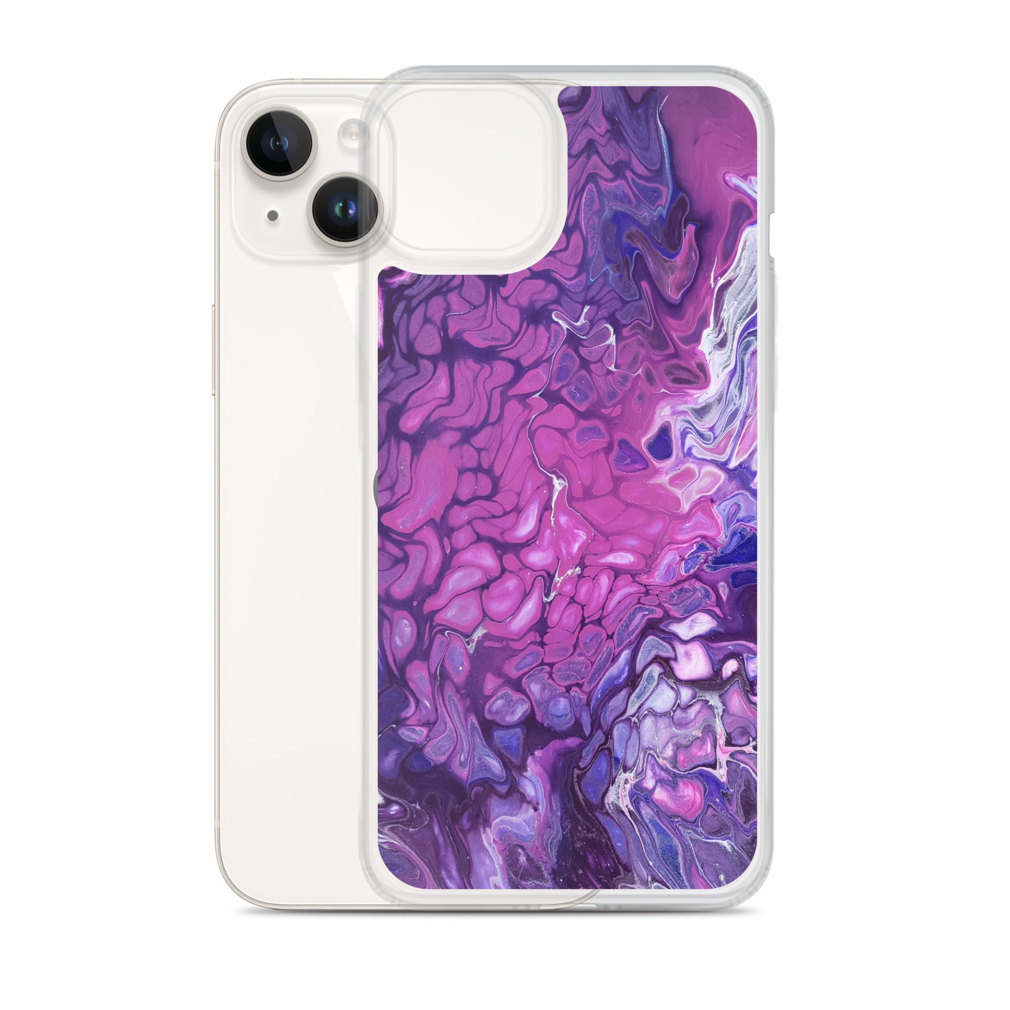 Clear Case for iPhone® - Purple's Paradise - Liminal Layers