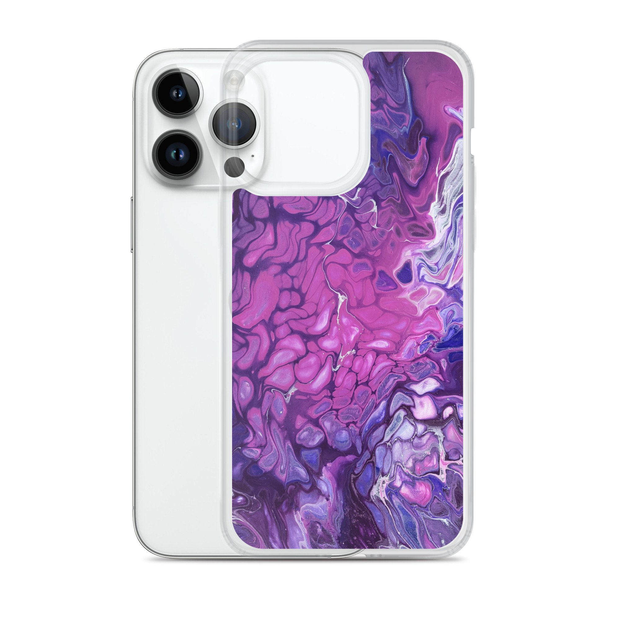 Clear Case for iPhone® - Purple's Paradise - Liminal Layers