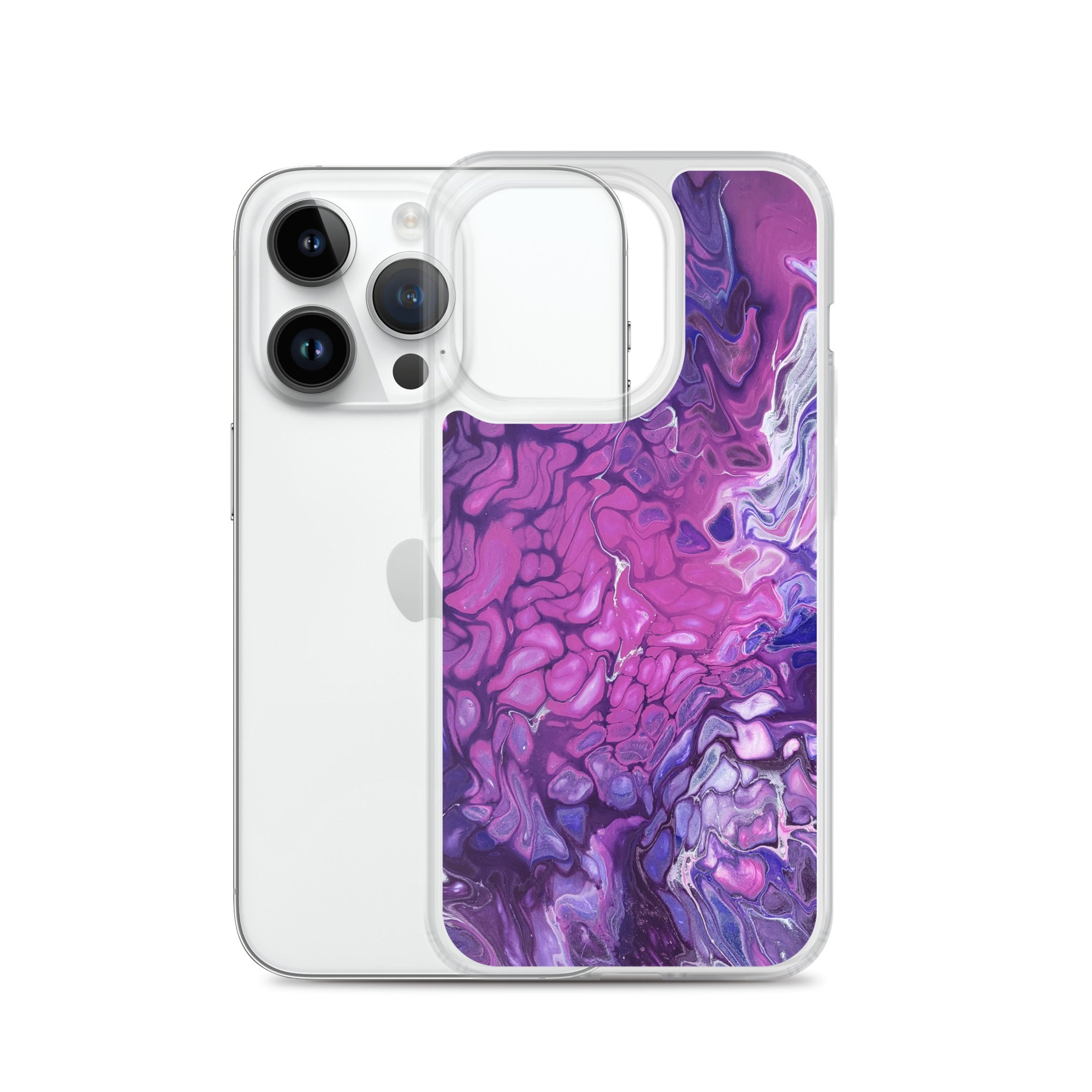 Clear Case for iPhone® - Purple's Paradise - Liminal Layers