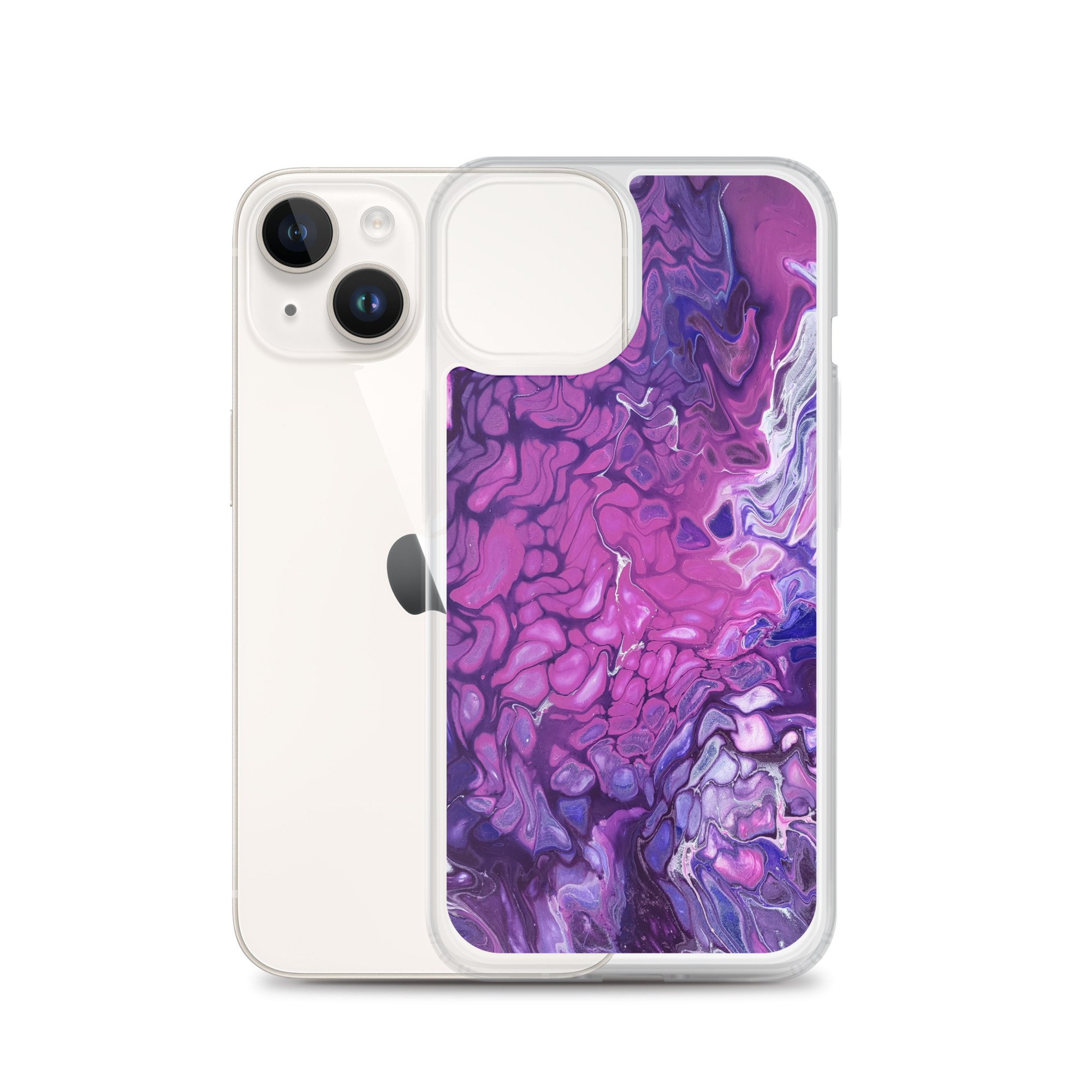 Clear Case for iPhone® - Purple's Paradise - Liminal Layers