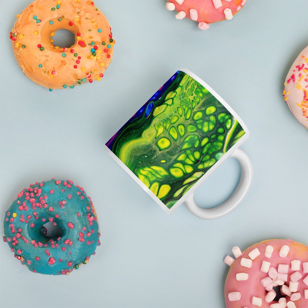 White Glossy Mug - In the Garden, No. 6 - Multiple Sizes - Liminal Layers