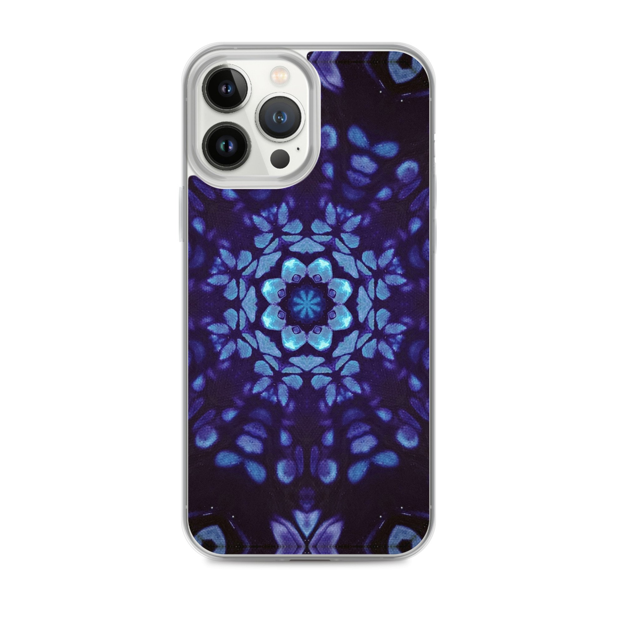 Clear Case for iPhone® - Mystic Bath: Blue Mandala - Liminal Layers