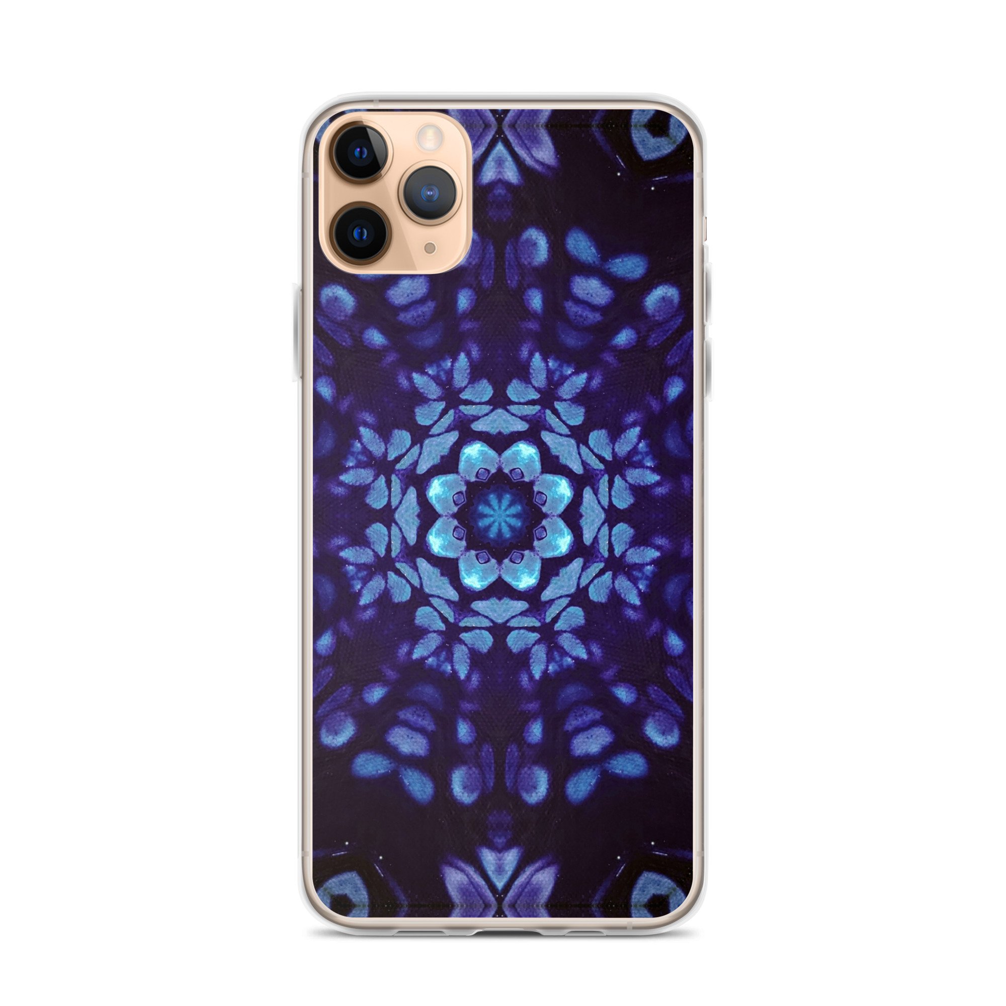 Clear Case for iPhone® - Mystic Bath: Blue Mandala - Liminal Layers