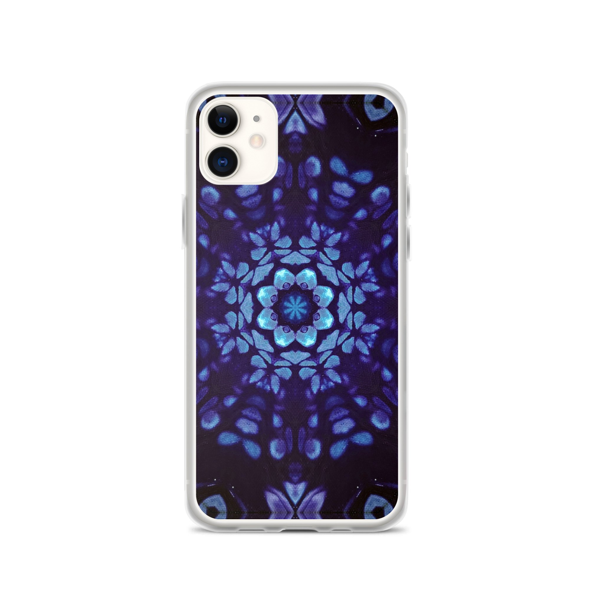 Clear Case for iPhone® - Mystic Bath: Blue Mandala - Liminal Layers