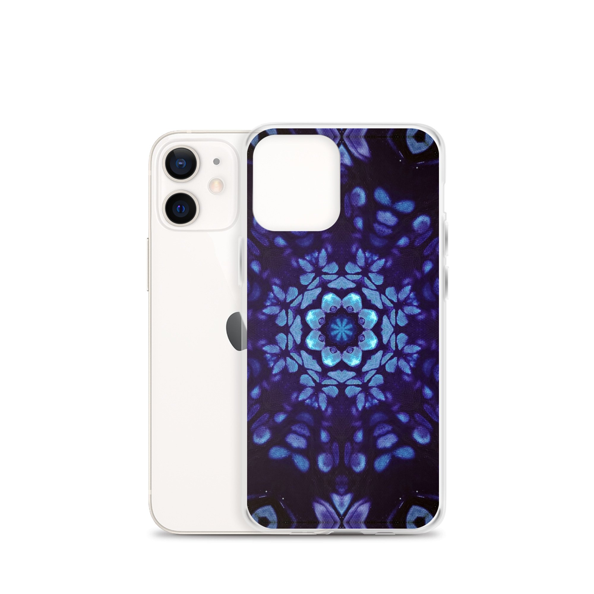 Clear Case for iPhone® - Mystic Bath: Blue Mandala - Liminal Layers
