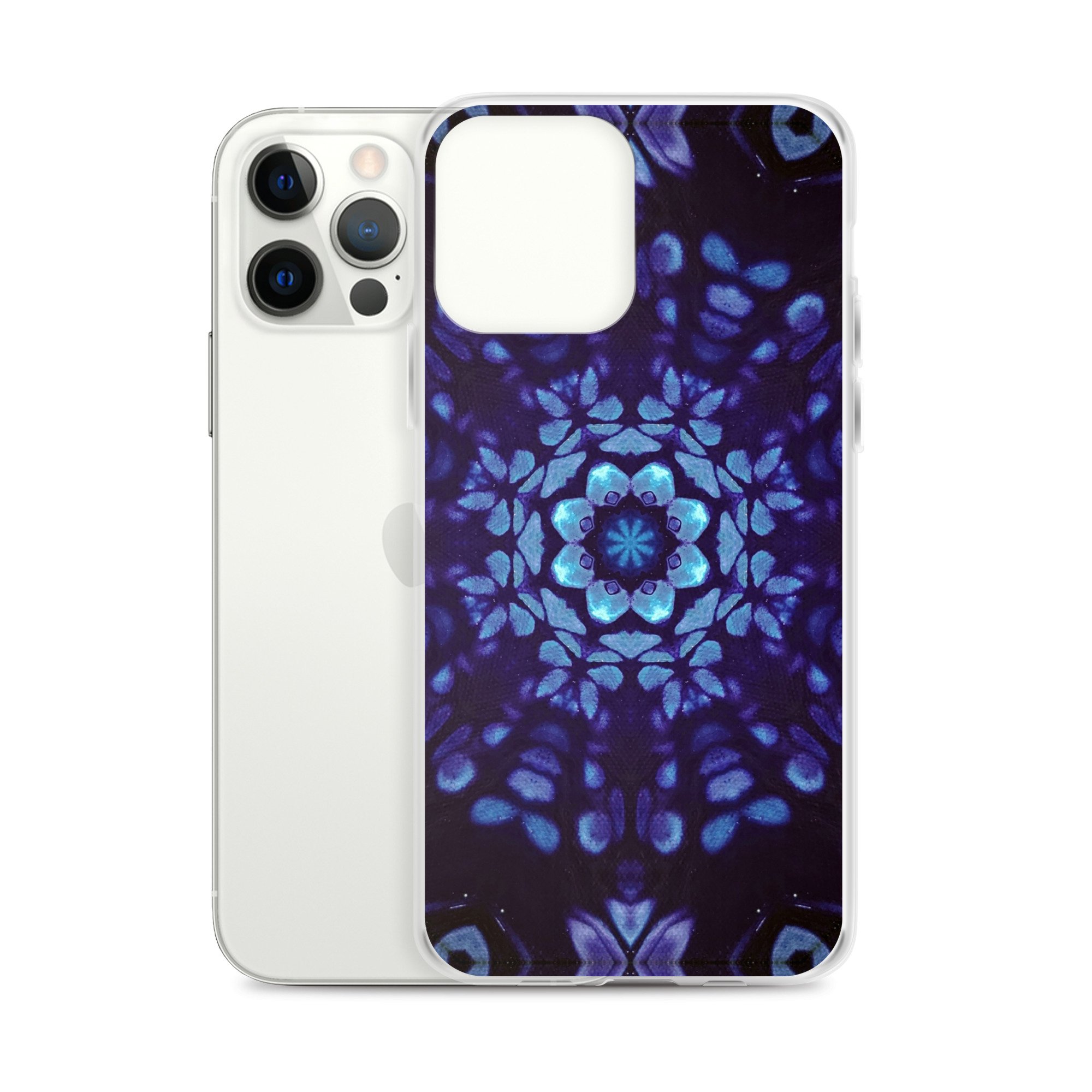 Clear Case for iPhone® - Mystic Bath: Blue Mandala - Liminal Layers