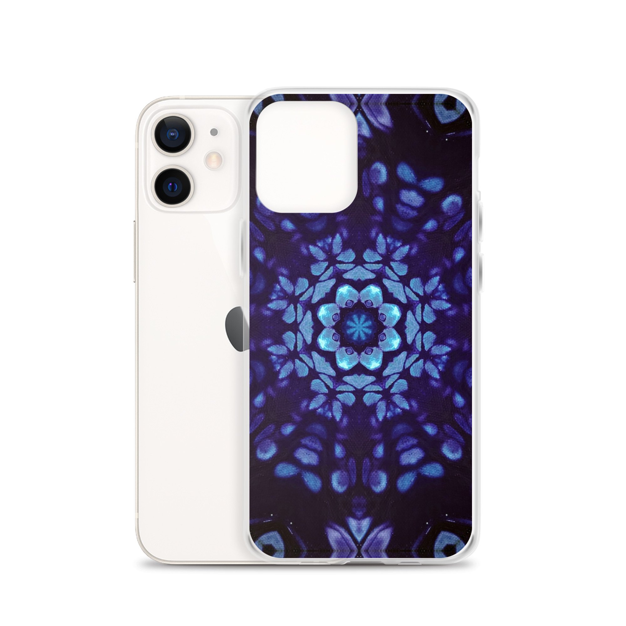 Clear Case for iPhone® - Mystic Bath: Blue Mandala - Liminal Layers