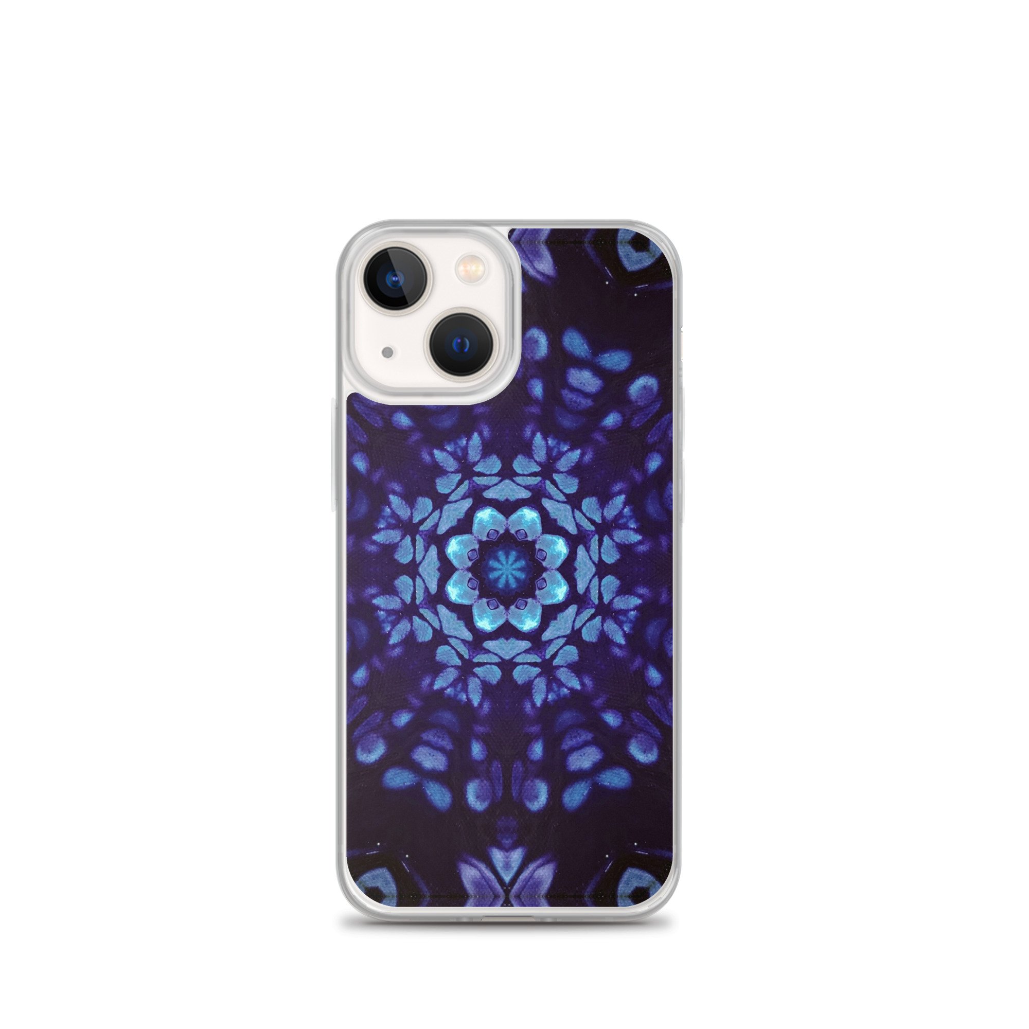 Clear Case for iPhone® - Mystic Bath: Blue Mandala - Liminal Layers