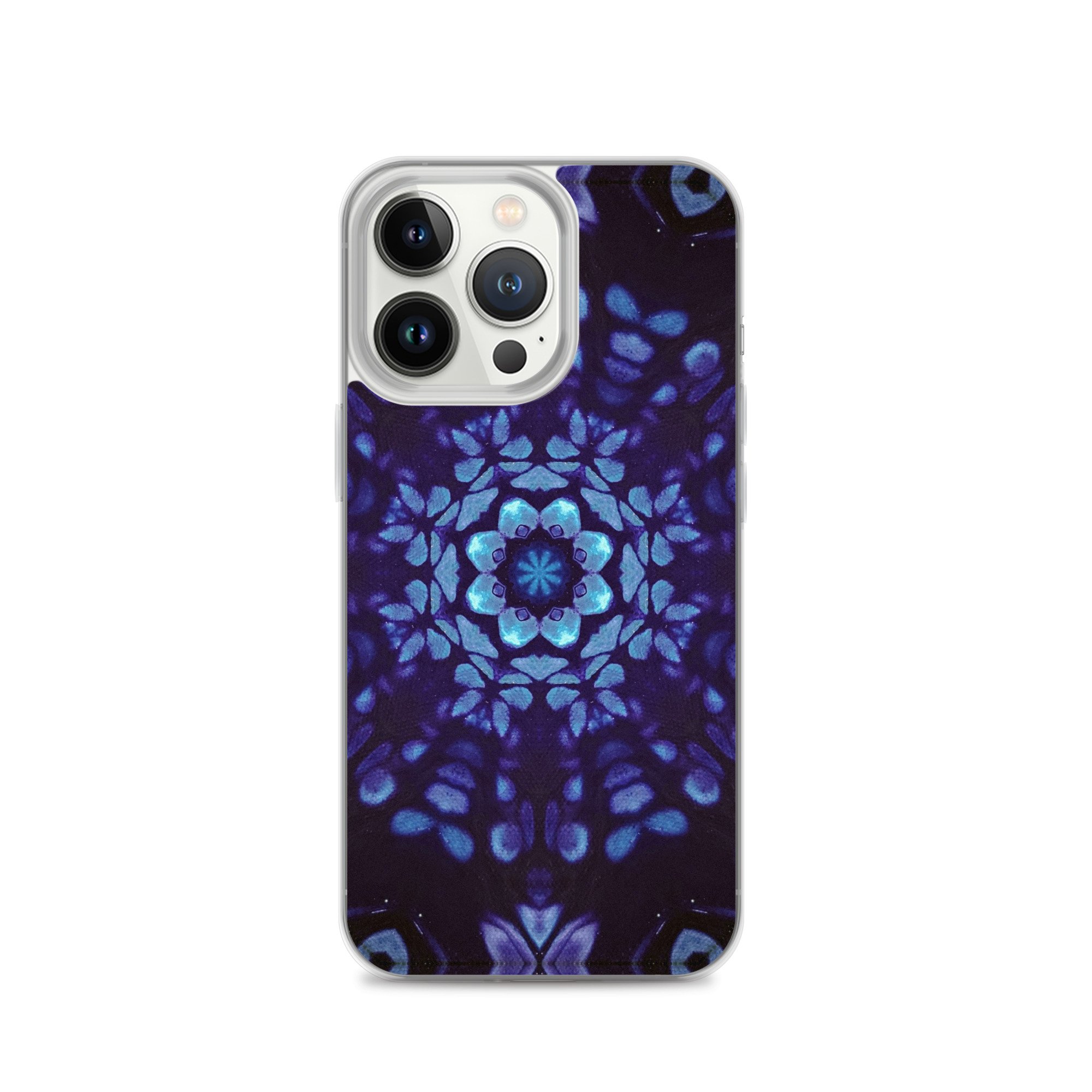Clear Case for iPhone® - Mystic Bath: Blue Mandala - Liminal Layers