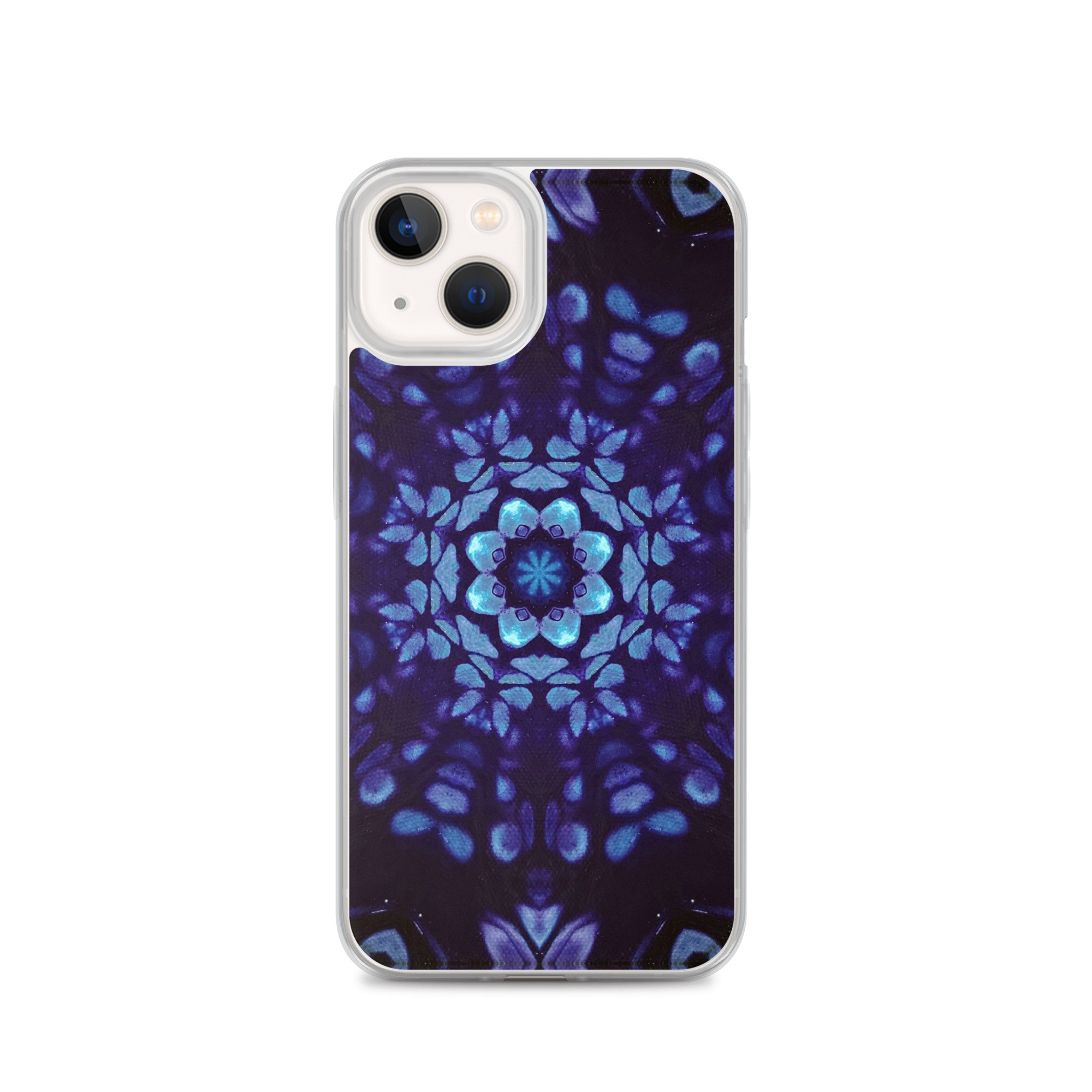 Clear Case for iPhone® - Mystic Bath: Blue Mandala - Liminal Layers