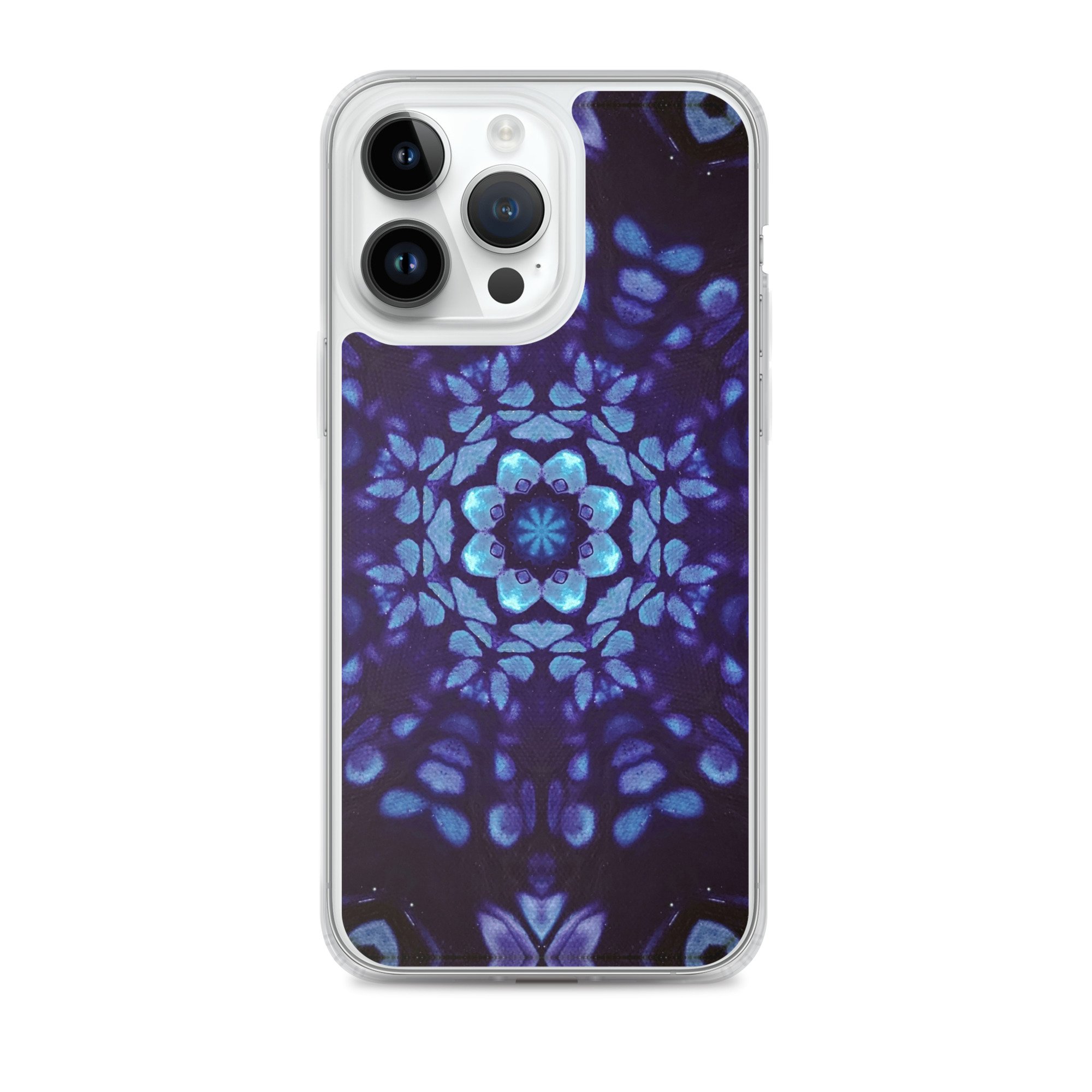 Clear Case for iPhone® - Mystic Bath: Blue Mandala - Liminal Layers