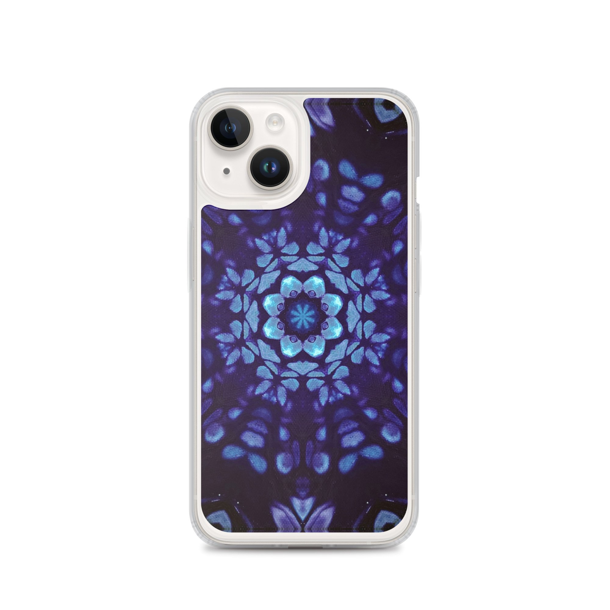 Clear Case for iPhone® - Mystic Bath: Blue Mandala - Liminal Layers