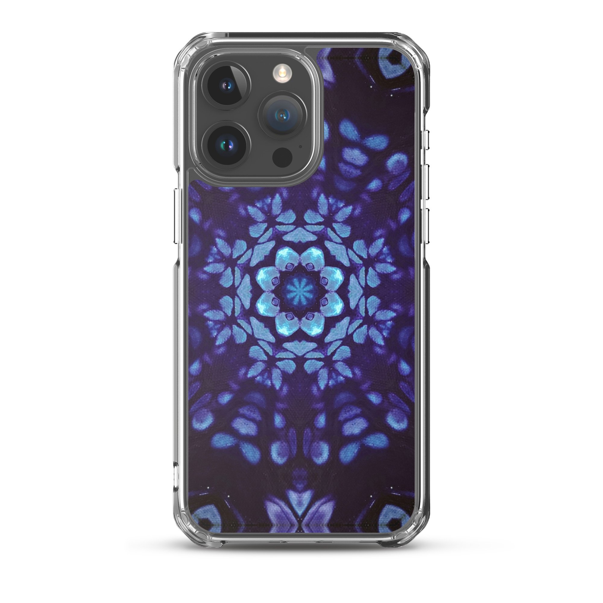 Clear Case for iPhone® - Mystic Bath: Blue Mandala - Liminal Layers