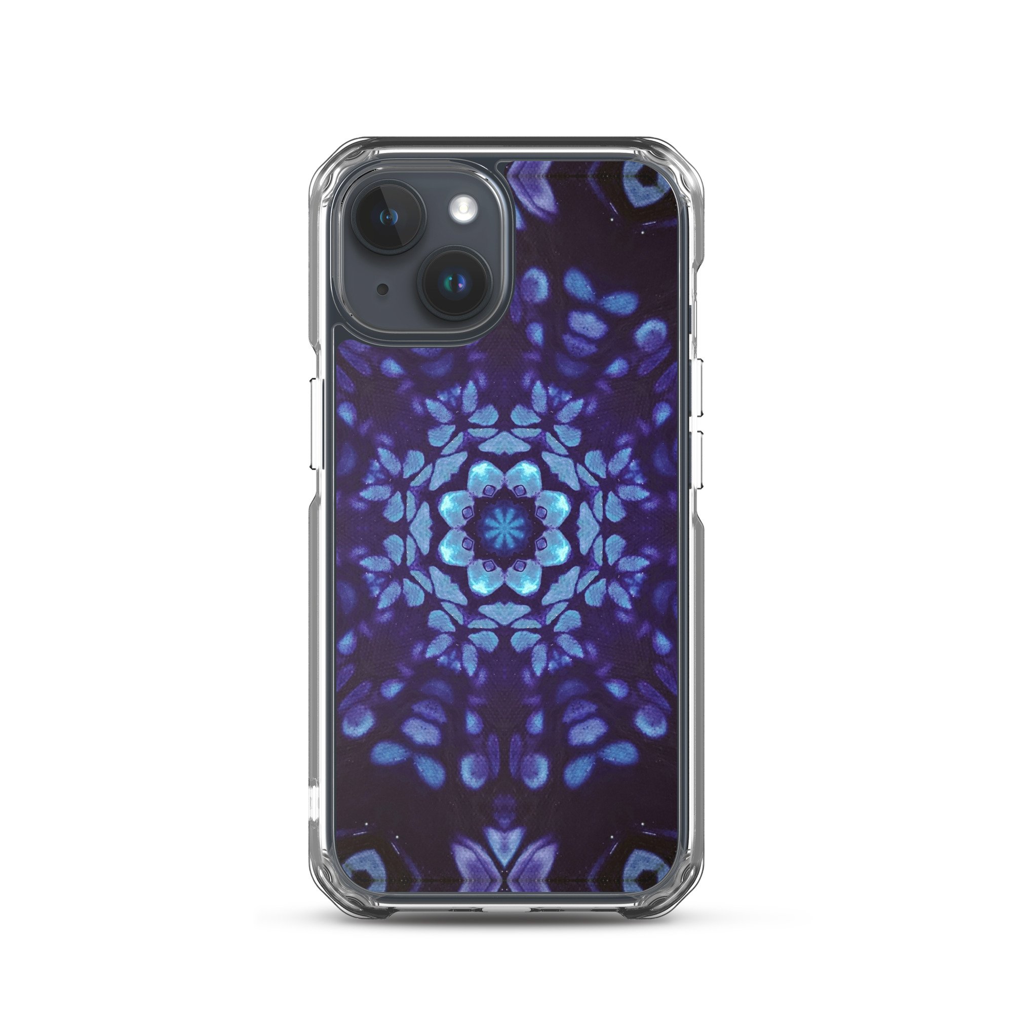 Clear Case for iPhone® - Mystic Bath: Blue Mandala - Liminal Layers