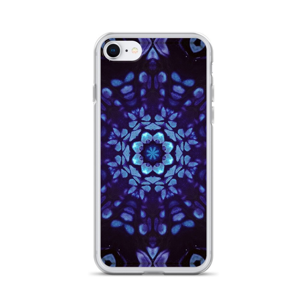Clear Case for iPhone® - Mystic Bath: Blue Mandala - Liminal Layers