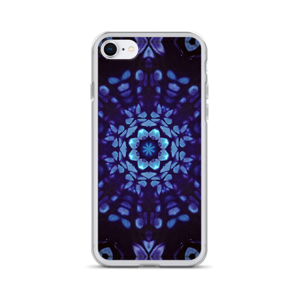 Clear Case for iPhone® - Mystic Bath: Blue Mandala - Liminal Layers