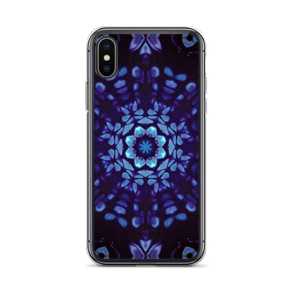 Clear Case for iPhone® - Mystic Bath: Blue Mandala - Liminal Layers