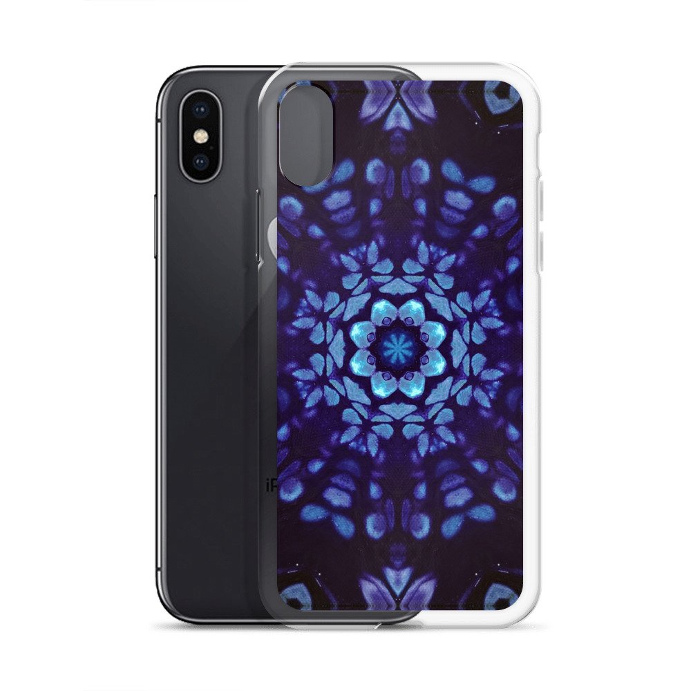 Clear Case for iPhone® - Mystic Bath: Blue Mandala - Liminal Layers