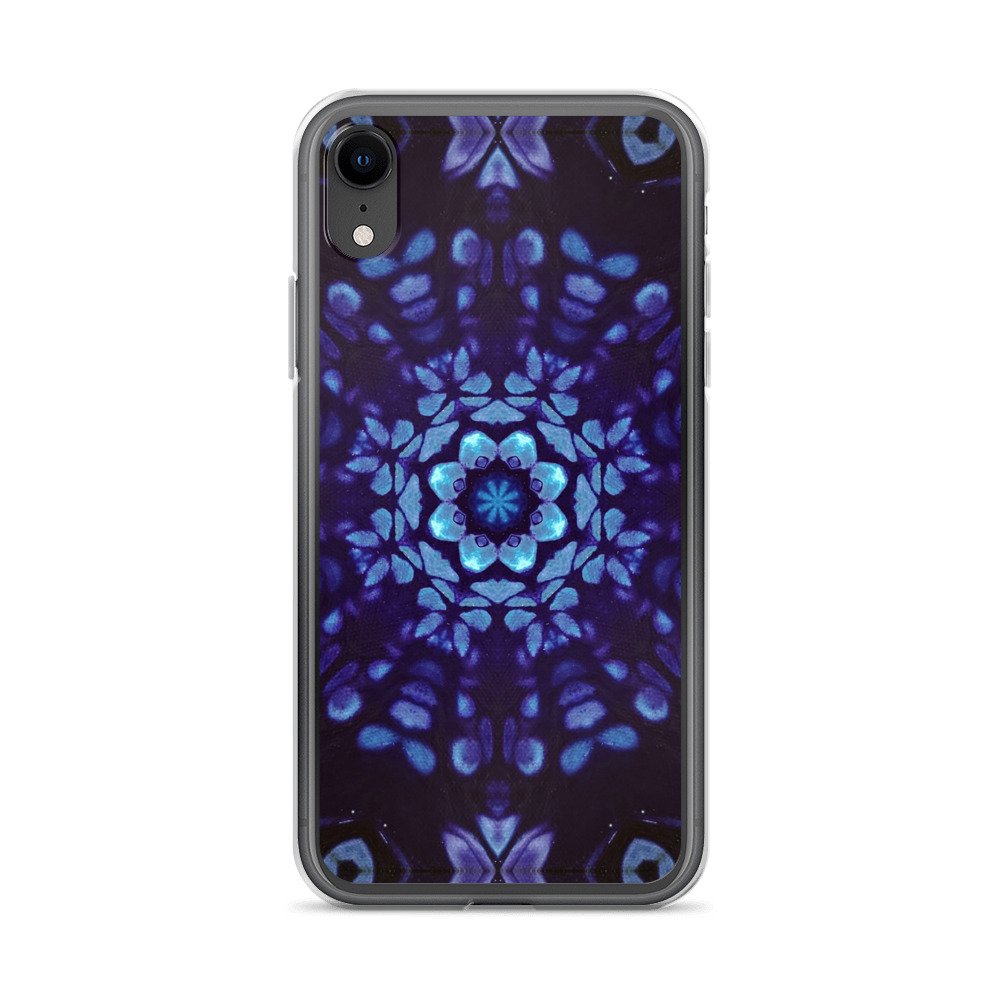 Clear Case for iPhone® - Mystic Bath: Blue Mandala - Liminal Layers
