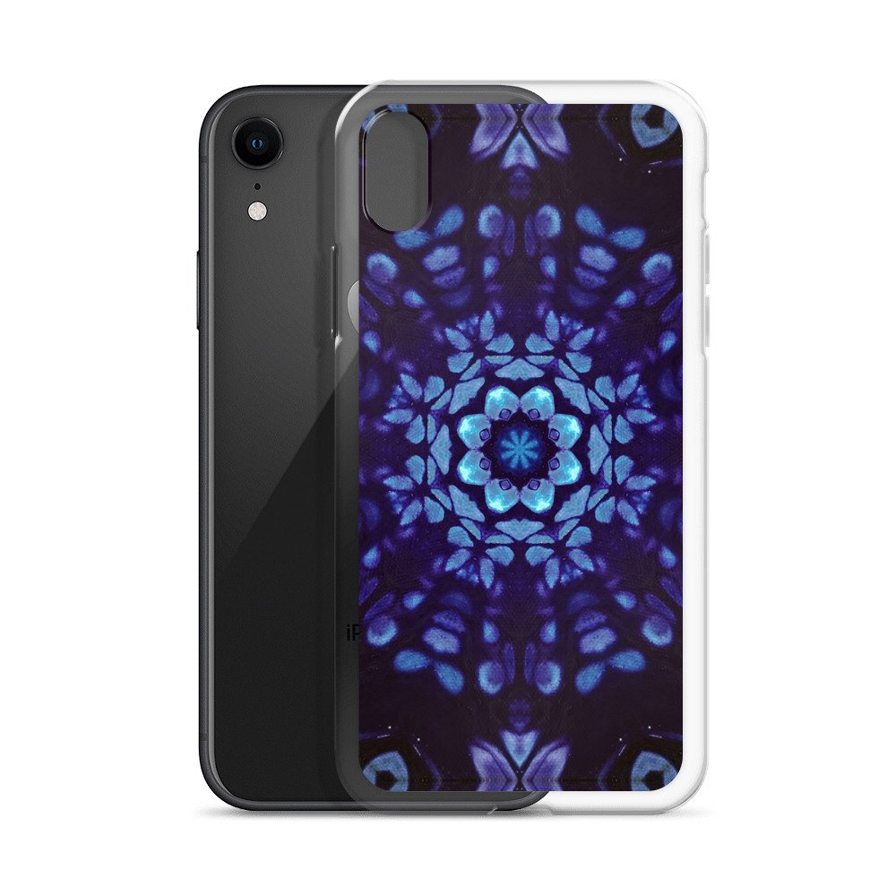 Clear Case for iPhone® - Mystic Bath: Blue Mandala - Liminal Layers