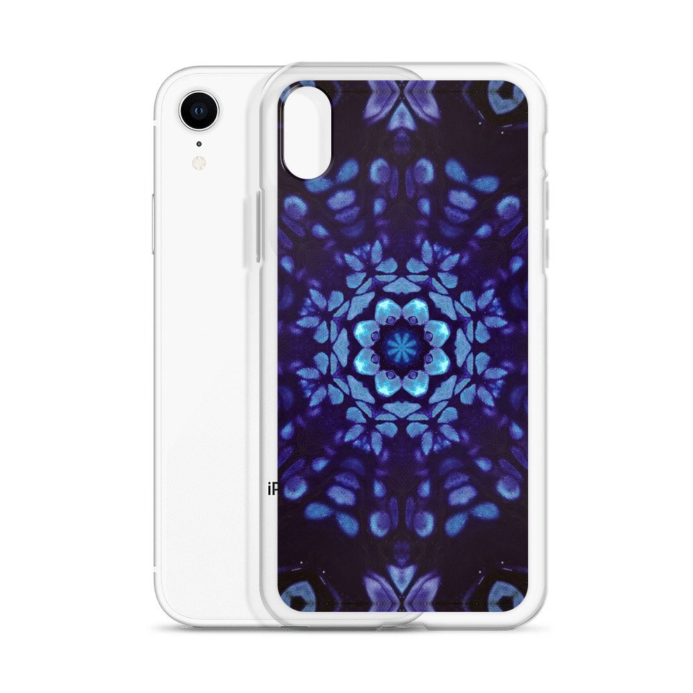 Clear Case for iPhone® - Mystic Bath: Blue Mandala - Liminal Layers