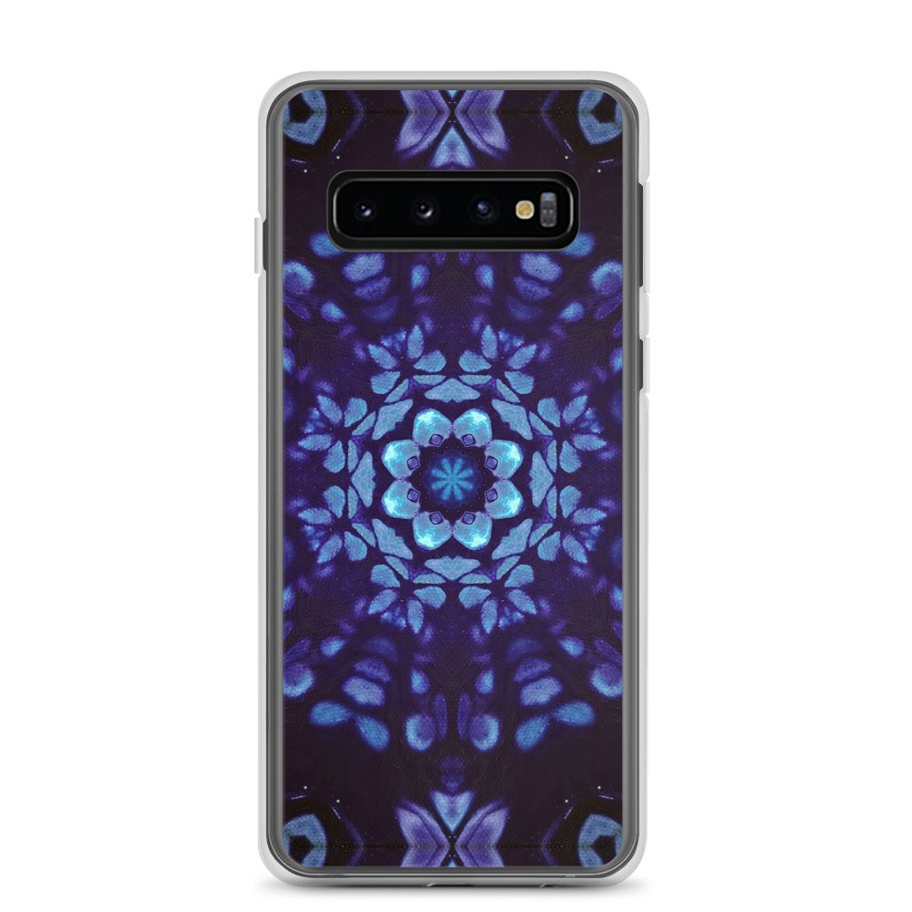 Clear Case for Samsung® - Mystic Bath Blue Mandala - Liminal Layers