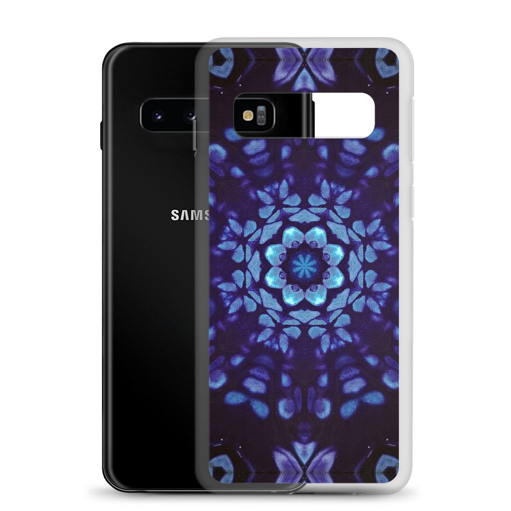 Clear Case for Samsung® - Mystic Bath Blue Mandala - Liminal Layers