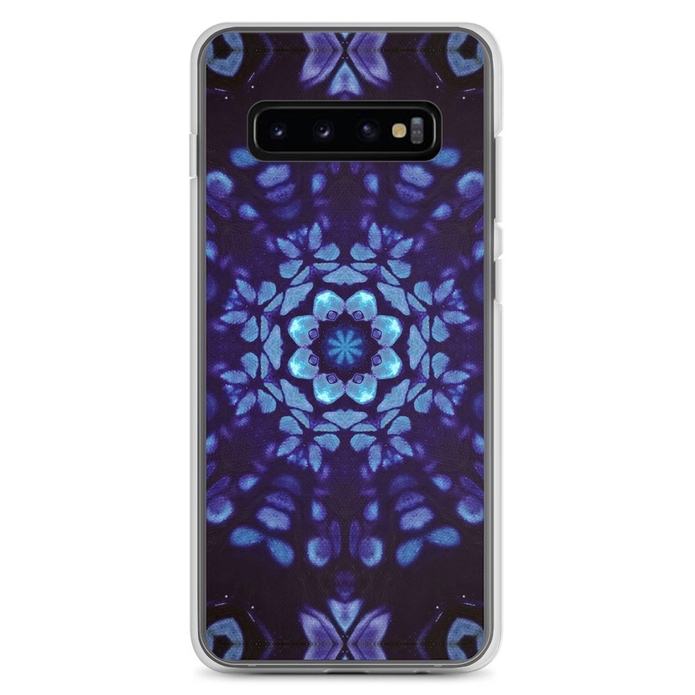 Clear Case for Samsung® - Mystic Bath Blue Mandala - Liminal Layers