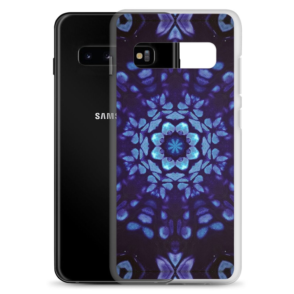 Clear Case for Samsung® - Mystic Bath Blue Mandala - Liminal Layers