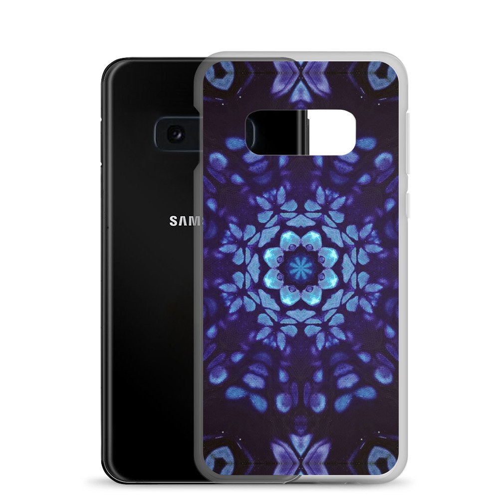 Clear Case for Samsung® - Mystic Bath Blue Mandala - Liminal Layers