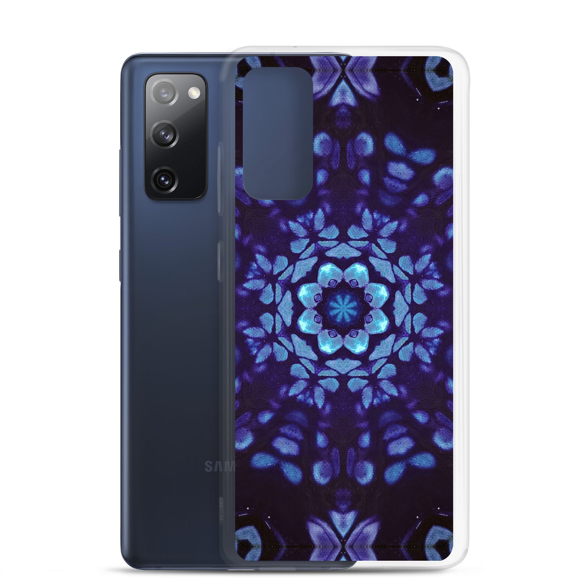 Clear Case for Samsung® - Mystic Bath Blue Mandala - Liminal Layers