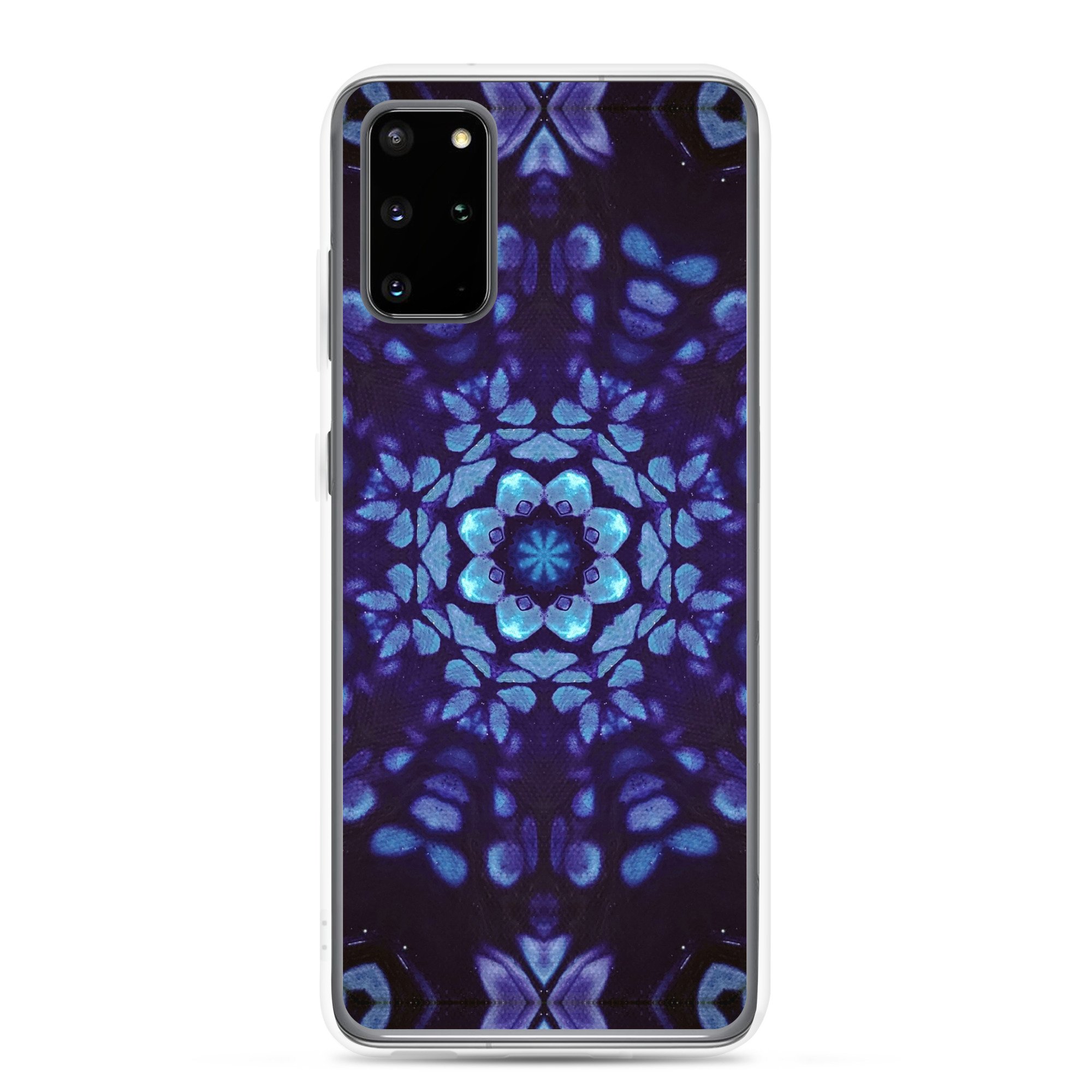 Clear Case for Samsung® - Mystic Bath Blue Mandala - Liminal Layers