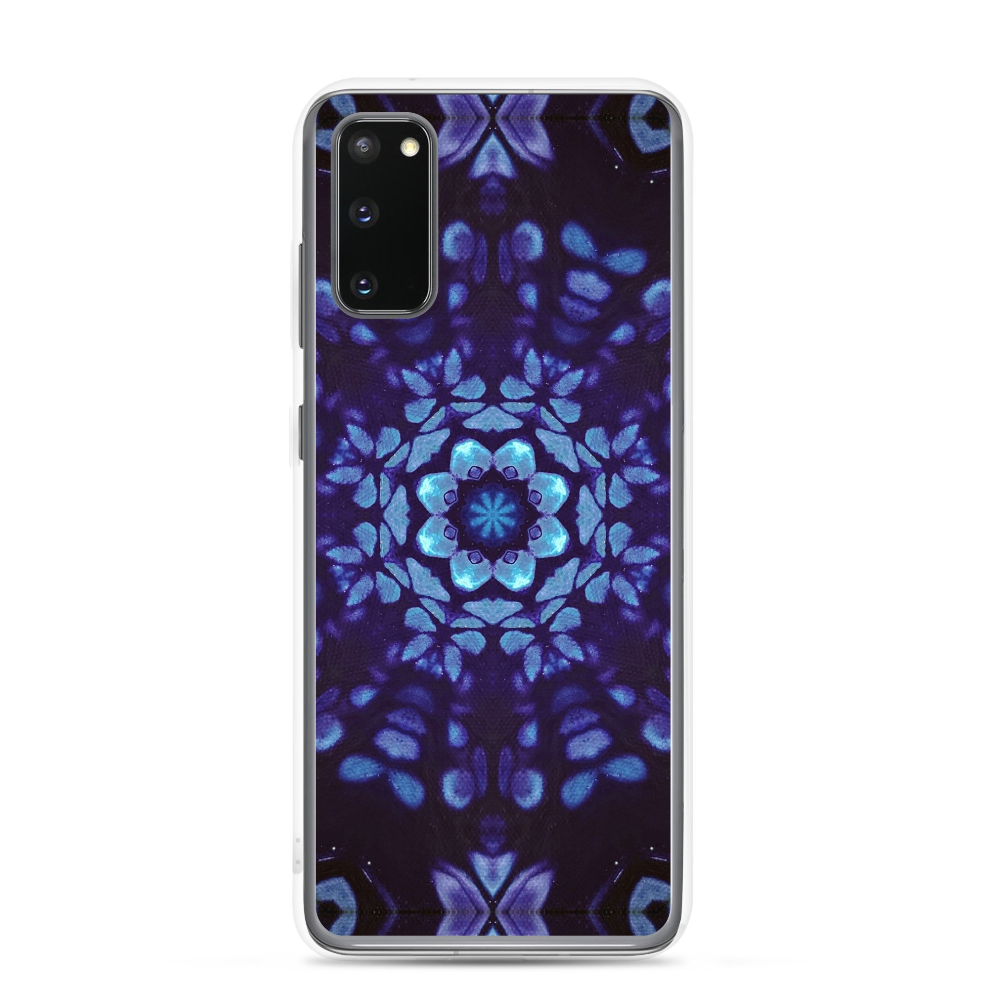 Clear Case for Samsung® - Mystic Bath Blue Mandala - Liminal Layers